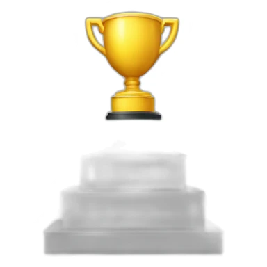 winner's podium sticker