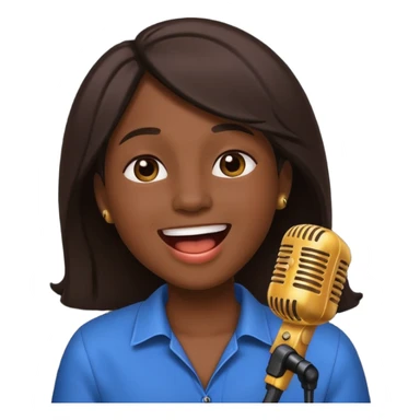 singer emoji sticker