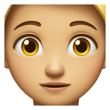 Concerned face with a smirk with no beard sticker