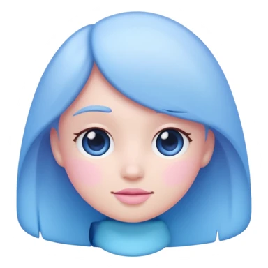 light pink and blue sticker