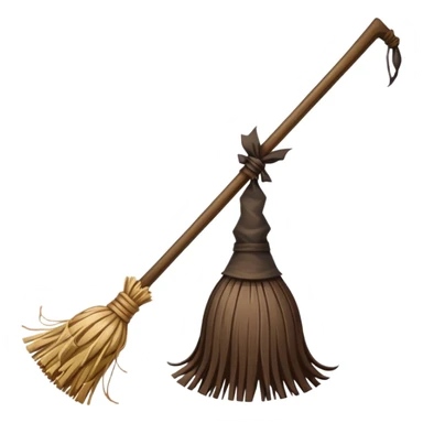 witch's broom sticker