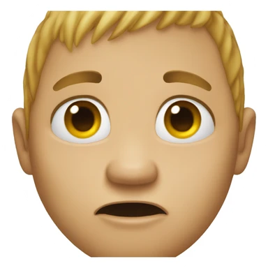 Drool face emoji  sticker