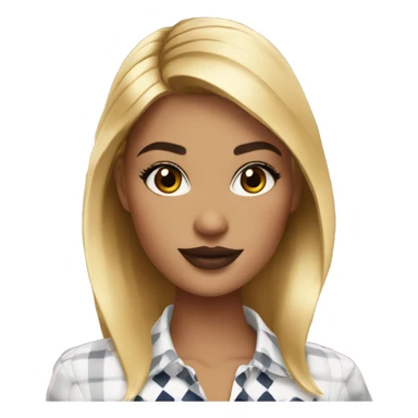 Preppy Sephora girl sticker