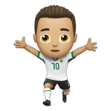 Ronaldo qui fait un dab sticker