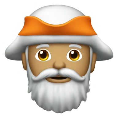 Car orange pirat costum sticker