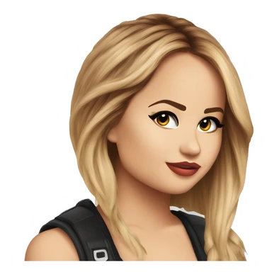 Debby Ryan smirking radio rebel sticker