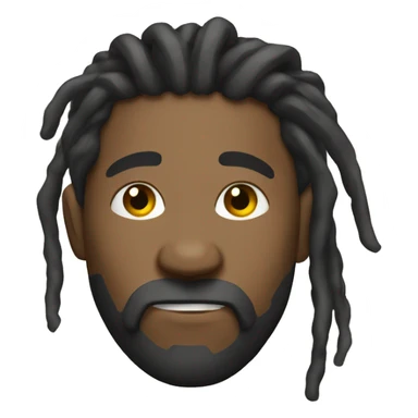 nonchalant dreadhead  sticker