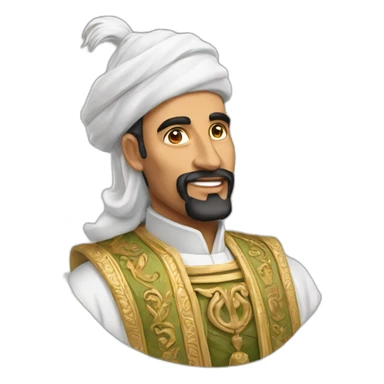 king of teas abu abdallah sticker