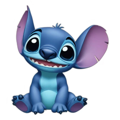 Stitch from lilo and stitch sticker