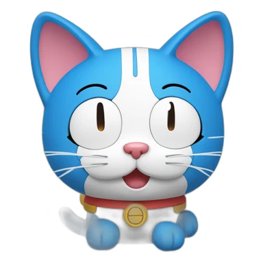 Doraemon el gato cosmico sticker