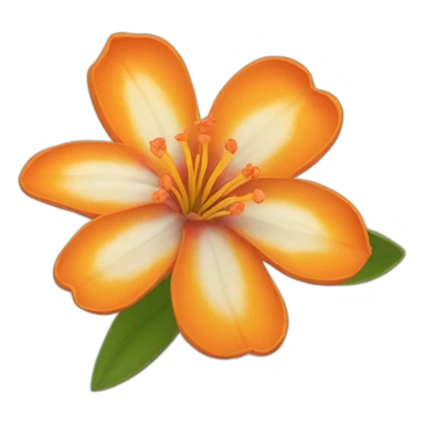 cempazuchitl orange flower sticker
