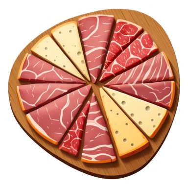 picasso abstract art SPAM MEAT charcuterie painting sticker
