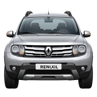 Front side of Renault Duster sticker