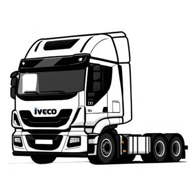 Iveco Stralis truck sticker