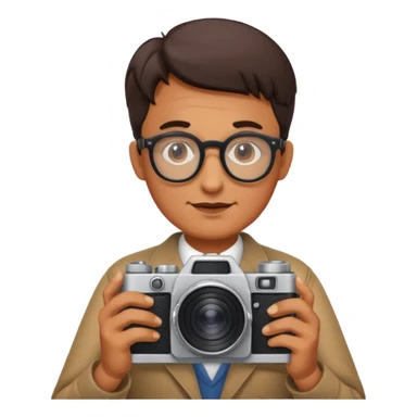 Camera Collector + retro lens, Vintage Collectors. sticker