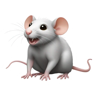 Rats with stitches sticker