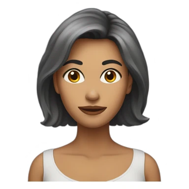 Tête de femme sticker