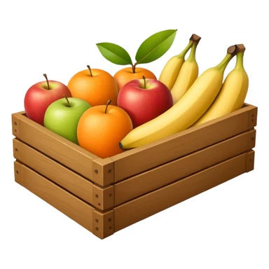 a fruit box and less fruits sticker