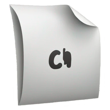 Letters CH sticker