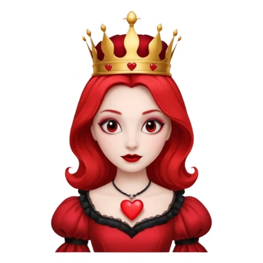 Red Queen from Alice in Wonderland movie sticker