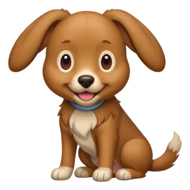 Three legged dog sticker