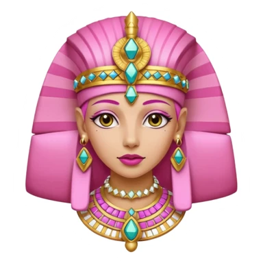 pink skin woman Pharaoh sticker