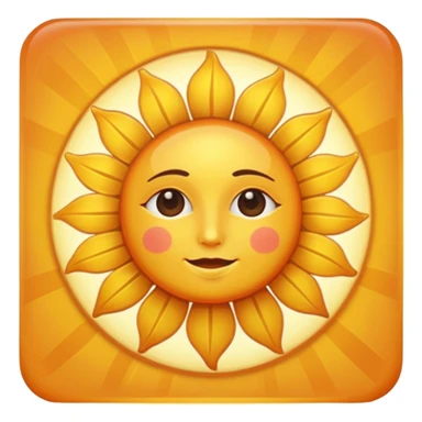 Bohemian sun sticker