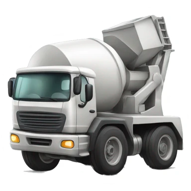 Concrete mixer sticker