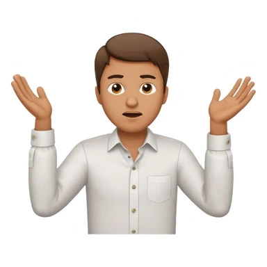 A man throwing papers in the air, frustrates sticker