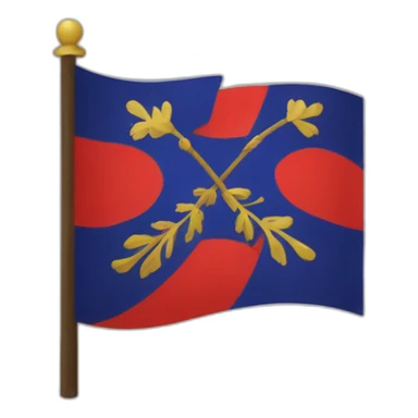 Cossack flag sticker