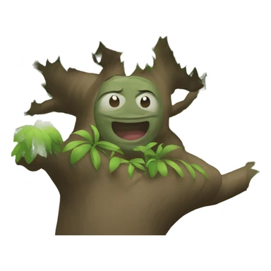 pertumbuhan pohon sticker