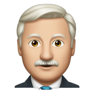 Alexander Lukashenko with an iPhone in his hands sticker