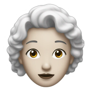 Une voilée aux teint noir sticker