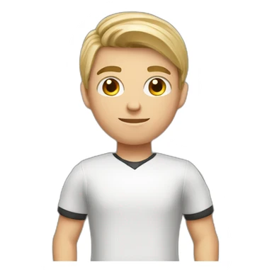 White american male high schooler teen modern sporting tactical grip sticker