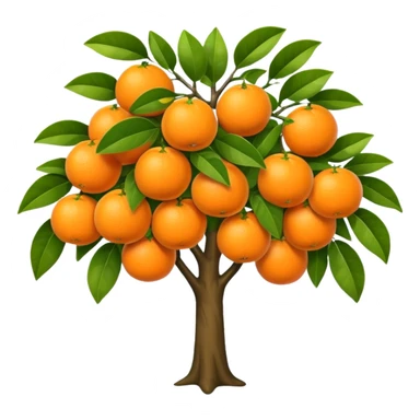 Arbre à orange sticker