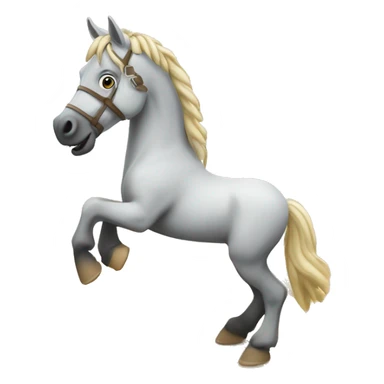 Un cheval allemand qui va à la plage sticker