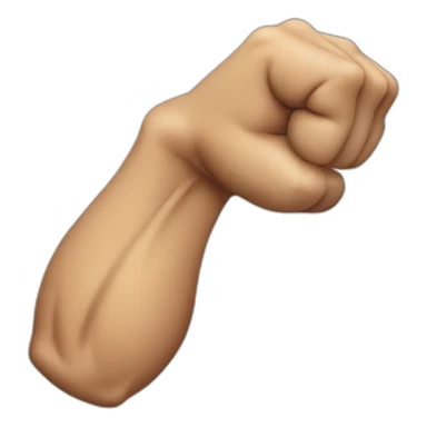 flexing arm sticker