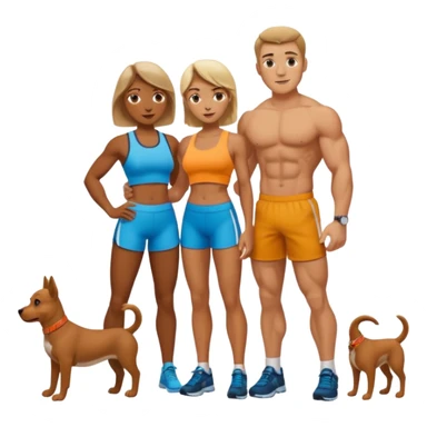 man and woman in doggy styles sticker