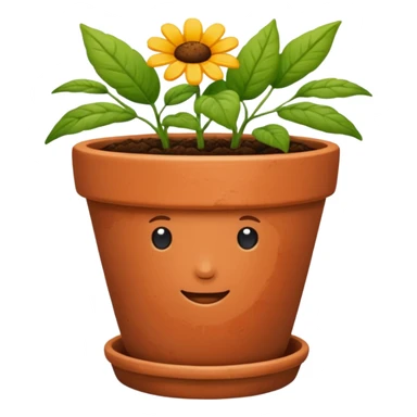 flower pot sticker