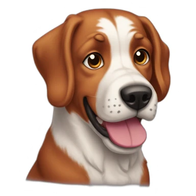 Dog like Clifford  sticker
