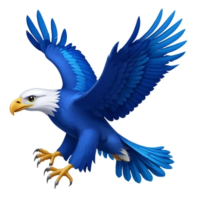 Blue eagle sticker