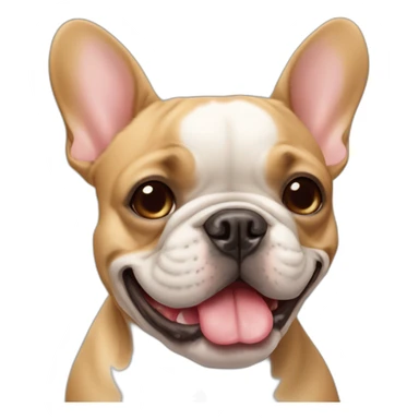French bulldog tan sticker