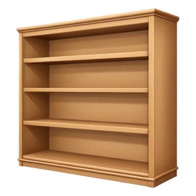 3D wardrobe shelf empty sticker