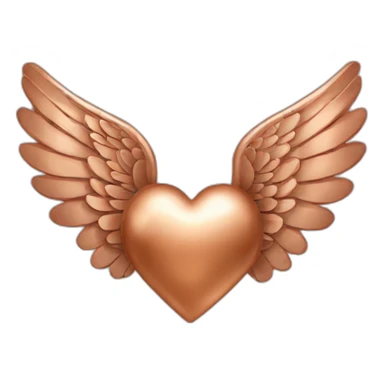 copper-ANGEL-wing-with-heart sticker
