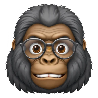 Gorillas with specs sticker