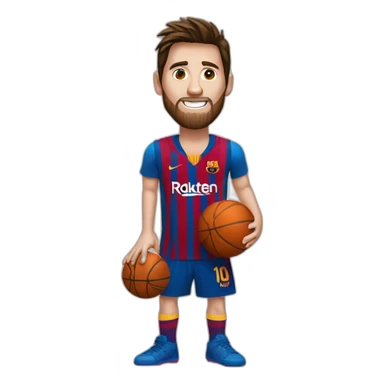 messi-with-basket-ball sticker