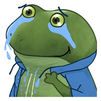 Crying hard 😭  sticker