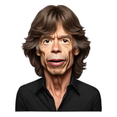Mick jagger sticker
