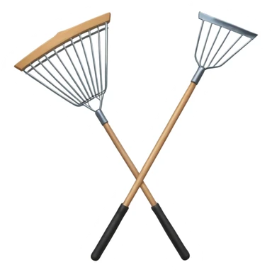Leaf rake sticker