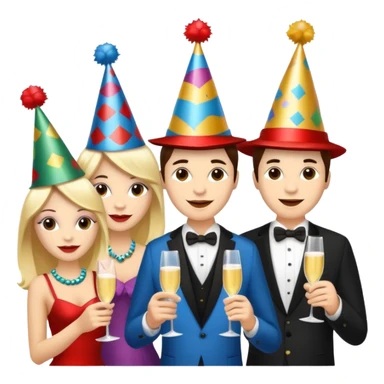 carnival full party sticker